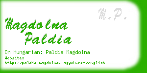 magdolna paldia business card